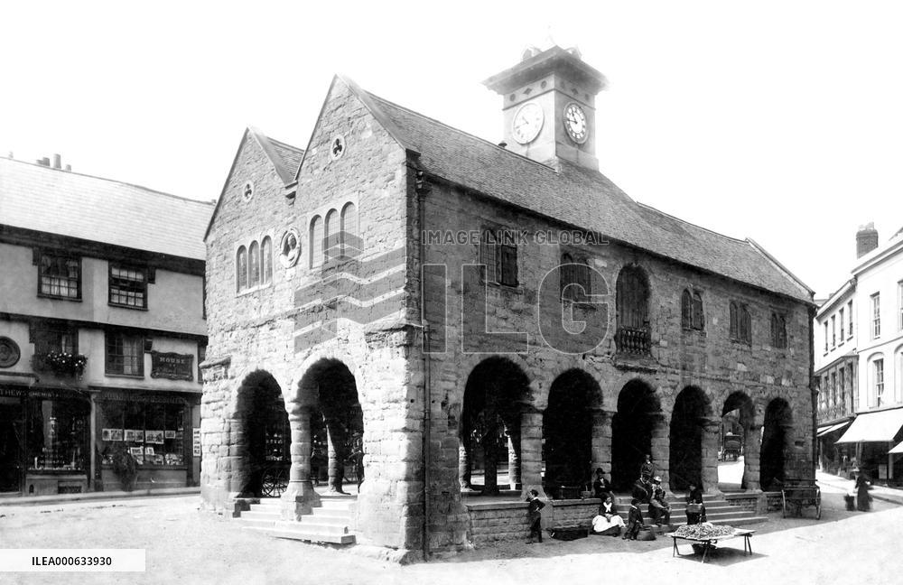 Ross-on-Wye, Market House c1878
