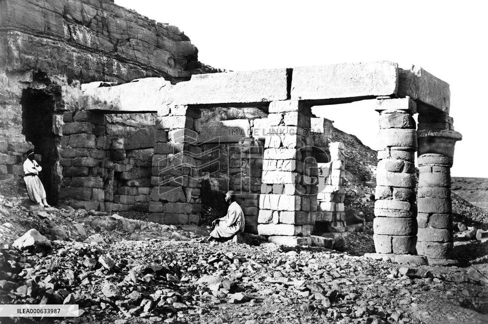 Nubia, the Temple of Gerf Hossayn c1857