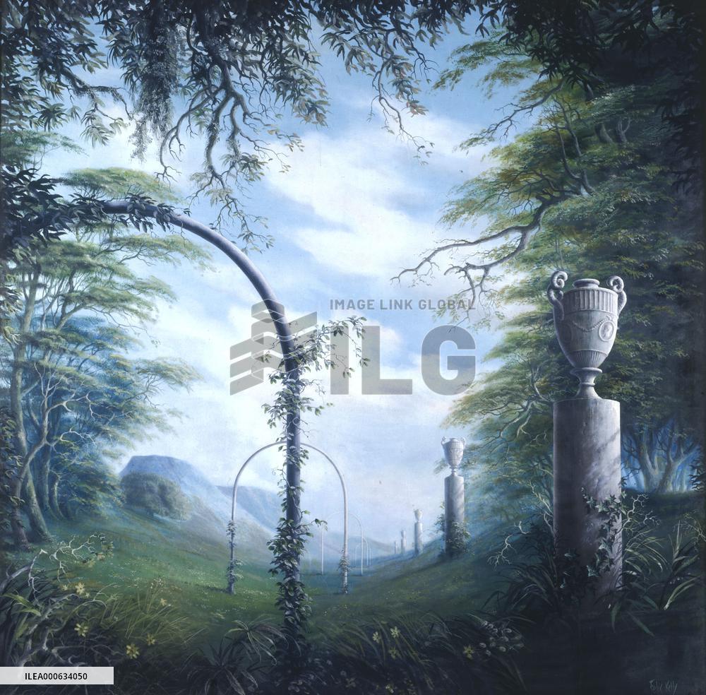 Landscape with Arches and Columns - Felix Kelly