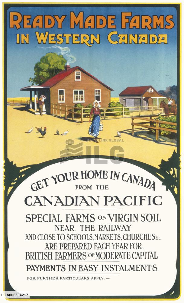 Ready made Farms in Western Canada Poster
