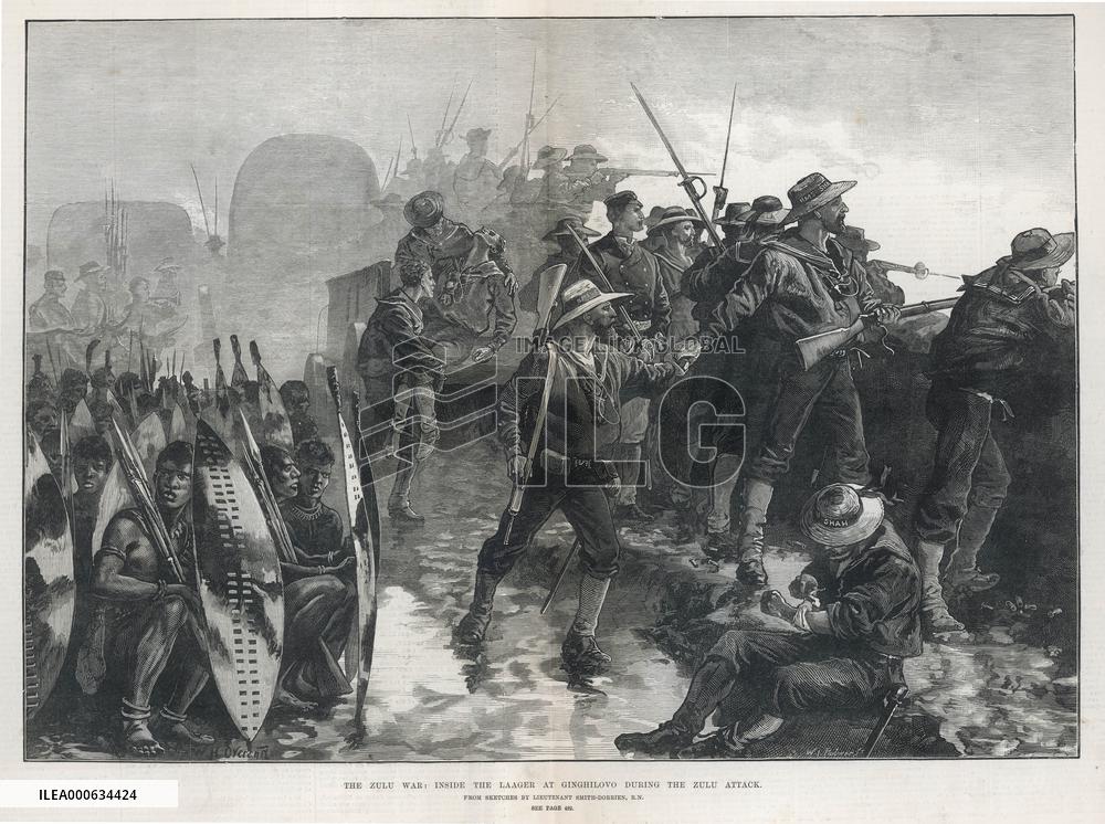 The Zulu War Inside the Laager at Ginghilovo