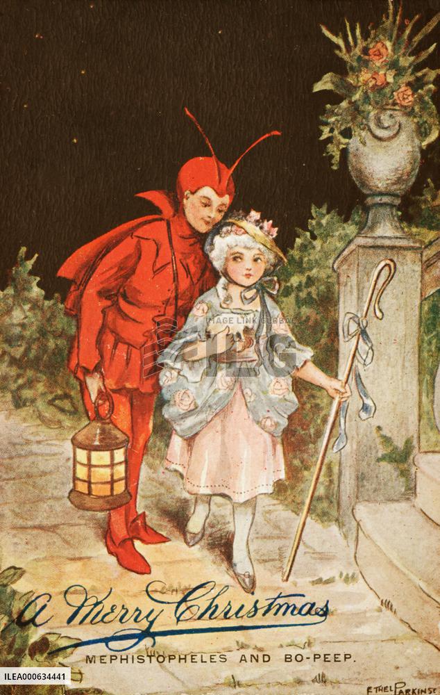 Children's Carnival Mephistopheles and Bo-peep