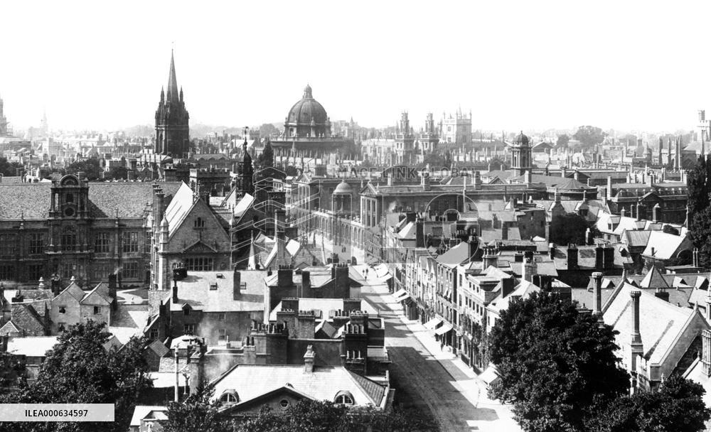Oxford, from Magdalen Tower 1890