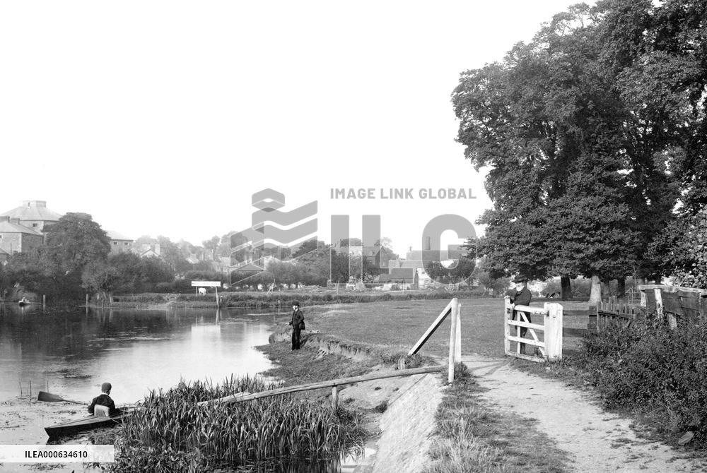 Abingdon, view from the Elms 1890