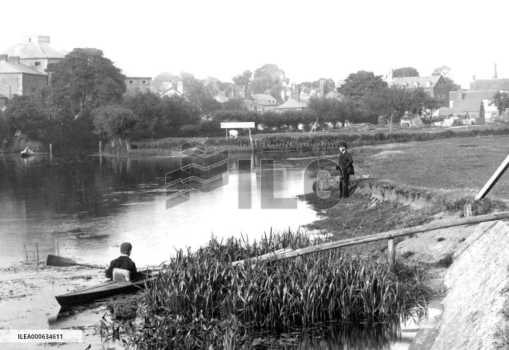 Abingdon, view from the Elms 1890