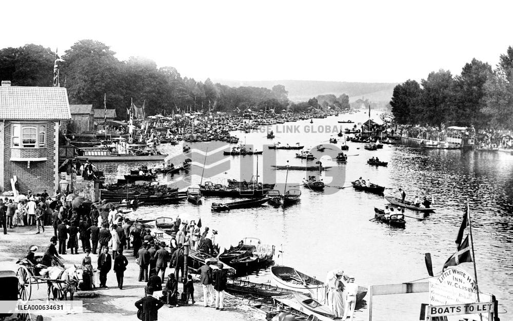 Henley-on-Thames, the Regatta 1890