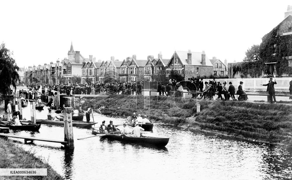 Molesey Lock, Ferry 1890