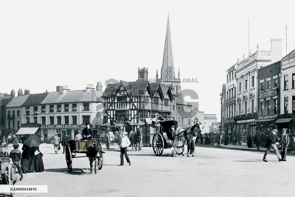 Hereford, High Town 1891