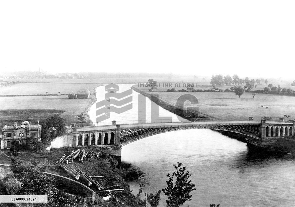 Tewkesbury, Mythe Bridge 1891