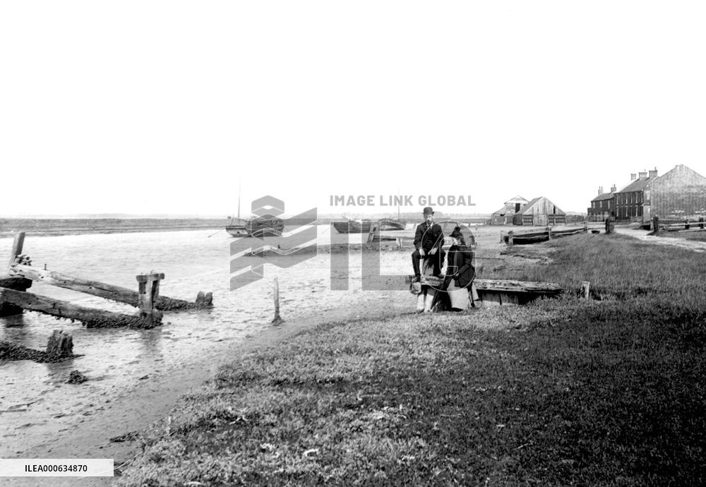 Walberswick, River Bank 1892