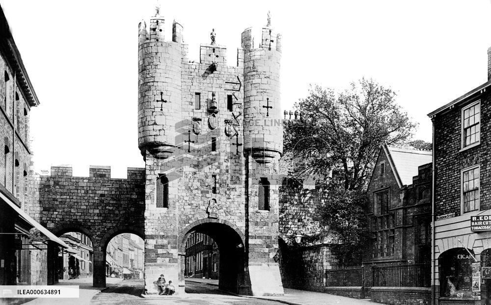 York, Micklegate Bar 1886