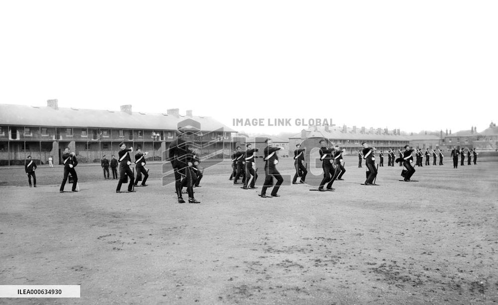 York, Cavalry Barracks, 3rd Hussars Sword Practice 1886
