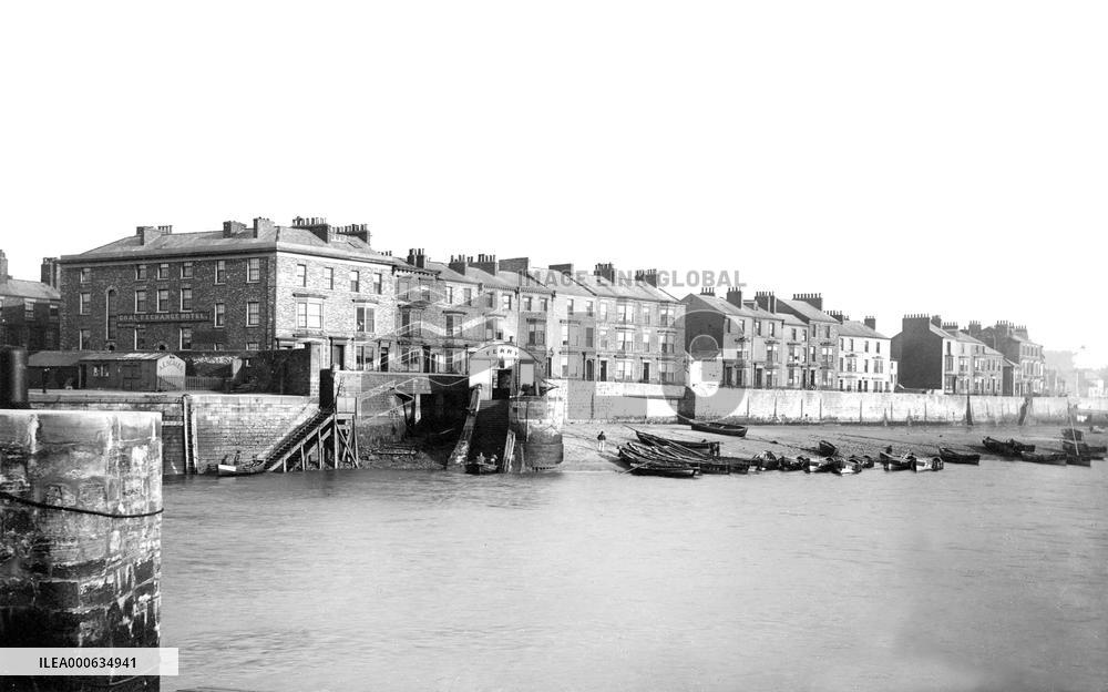 Hartlepool, East, from Ferry Landing 1886
