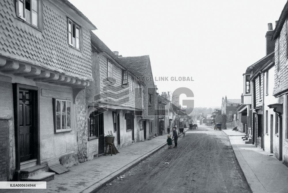 Reigate, West Street 1886