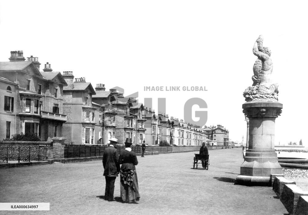 Lowestoft, the Esplanade 1887