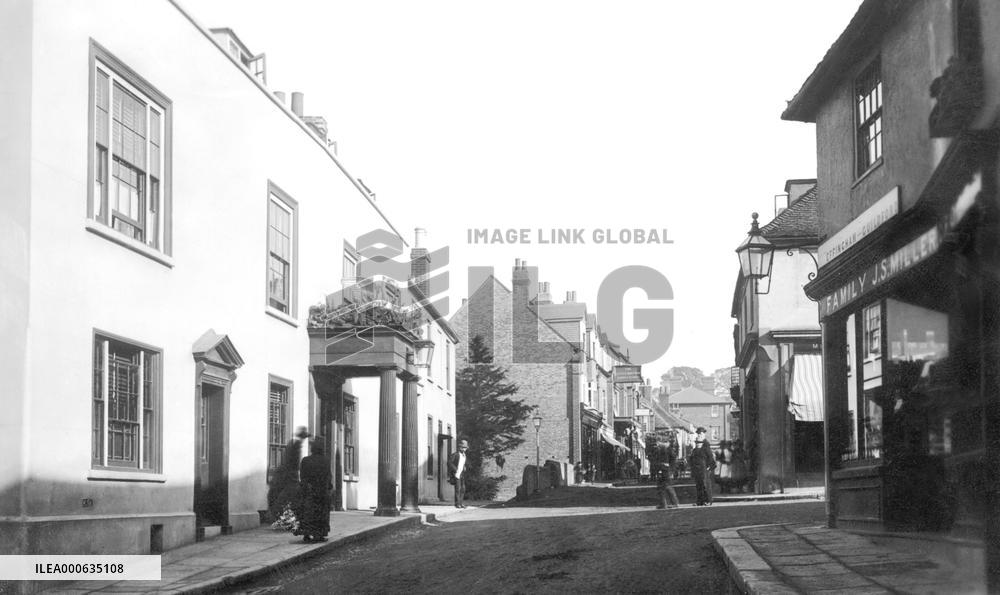 Leatherhead, the Swan Hotel 1888