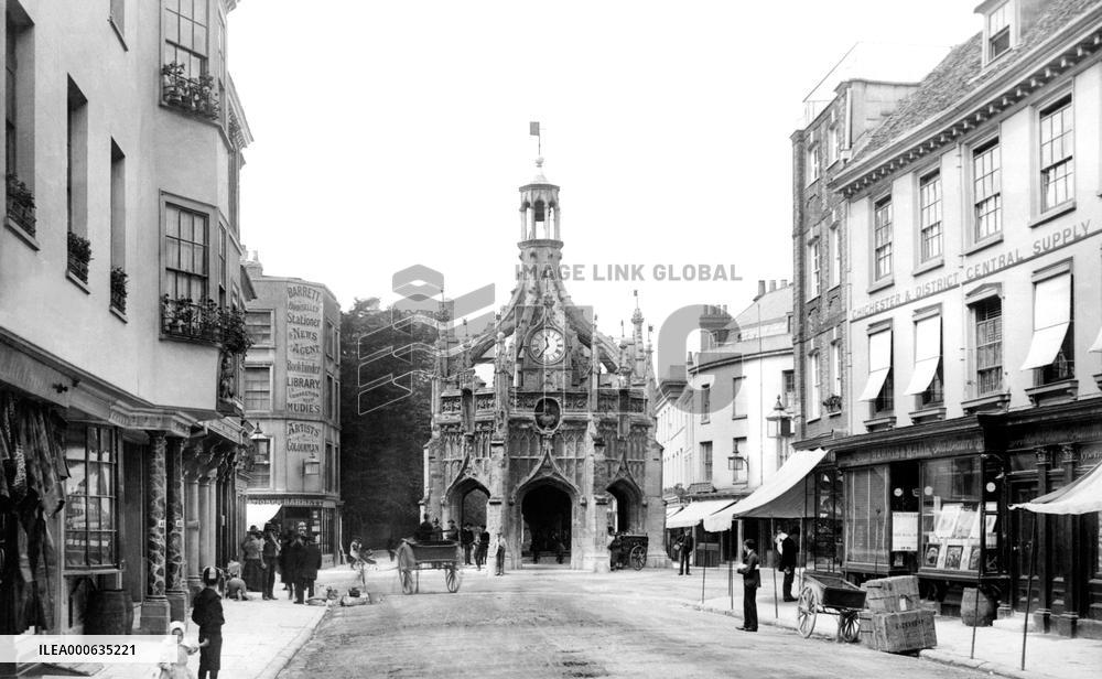 Chichester, the Market Cross 1890