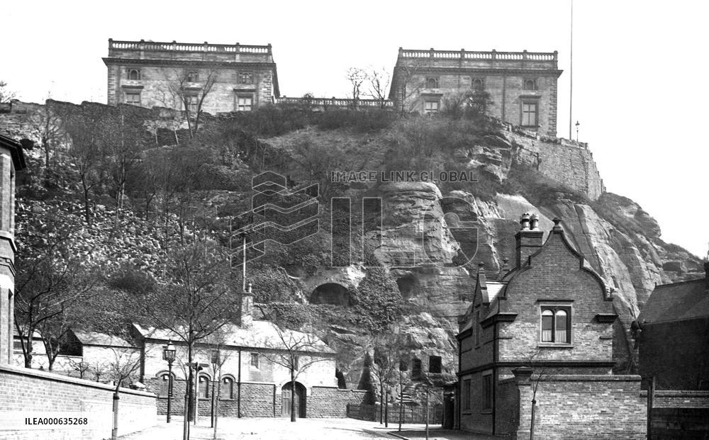 Nottingham, the Castle 1890