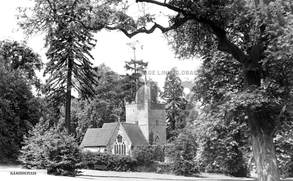 Albury, the Saxon Church 1890