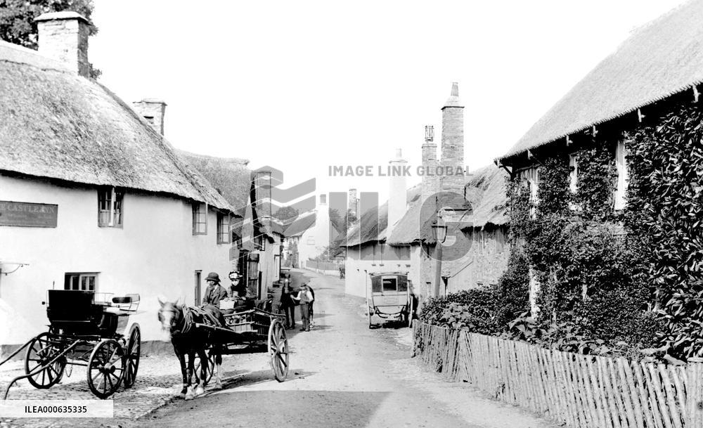 Porlock, High Street 1890