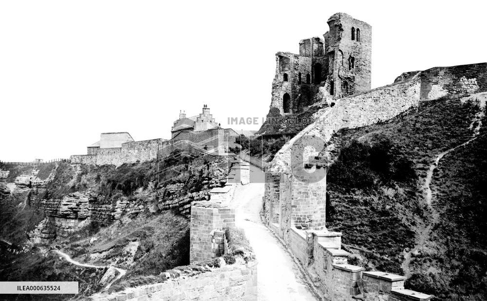 Scarborough, the Castle 1890