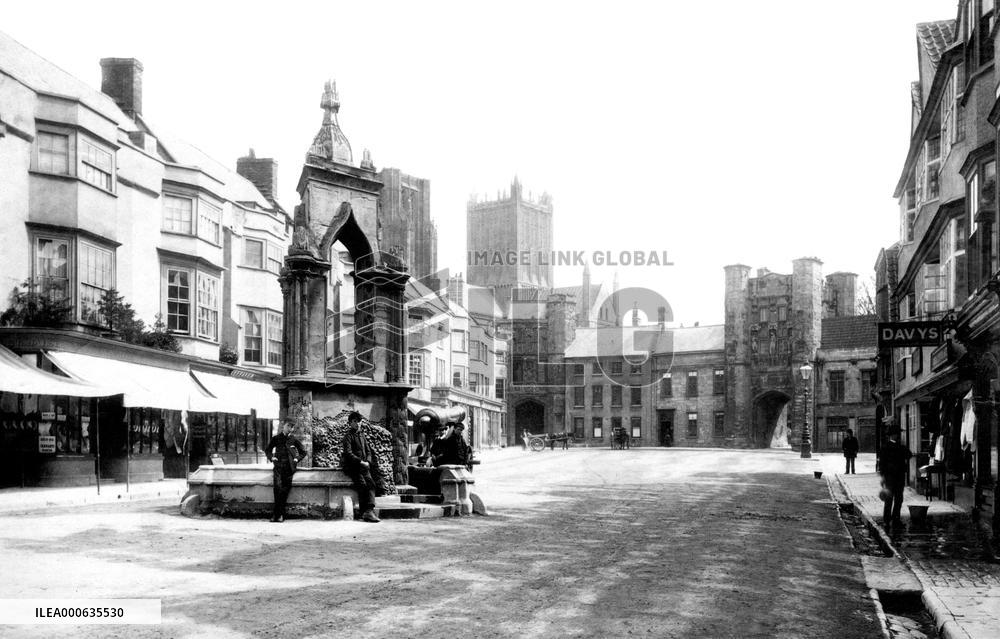 Wells, Market Place 1890
