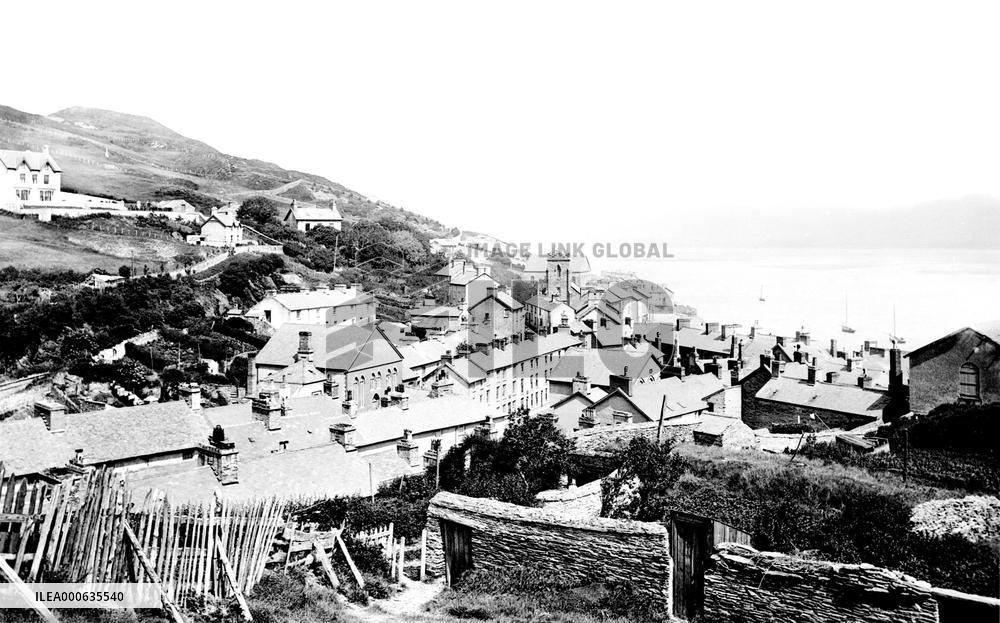 Aberdovey, from the hills 1892