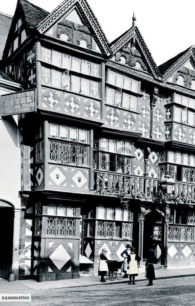 Ludlow, Feathers Hotel 1892