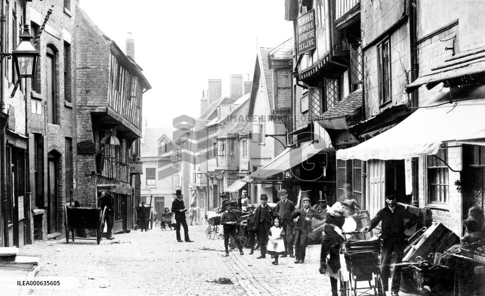 Coventry, Butcher's Row 1892