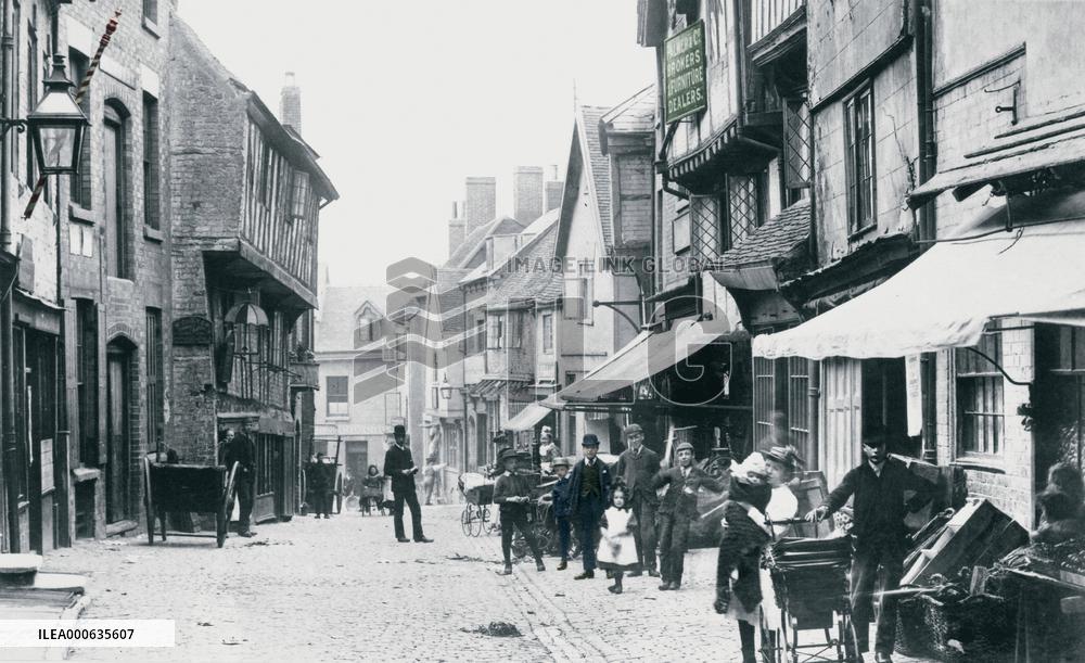Coventry, Butcher's Row 1892