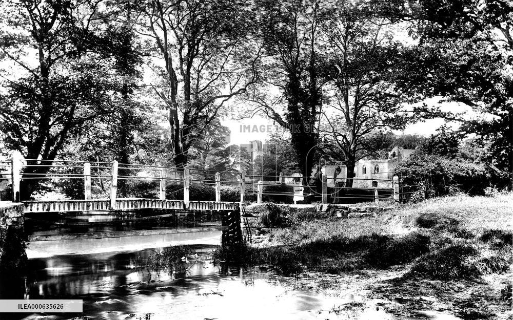 Kenilworth, from below Footbridge  1892