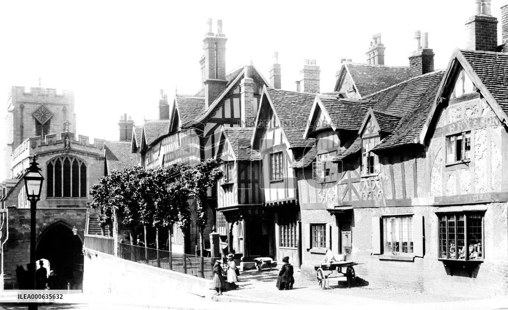 Warwick, The Lord Leycester Hospital 1892