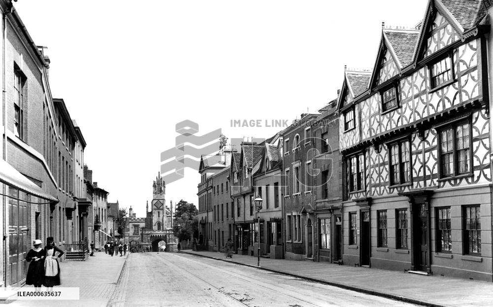 Warwick, East Gate and Jury Street 1892