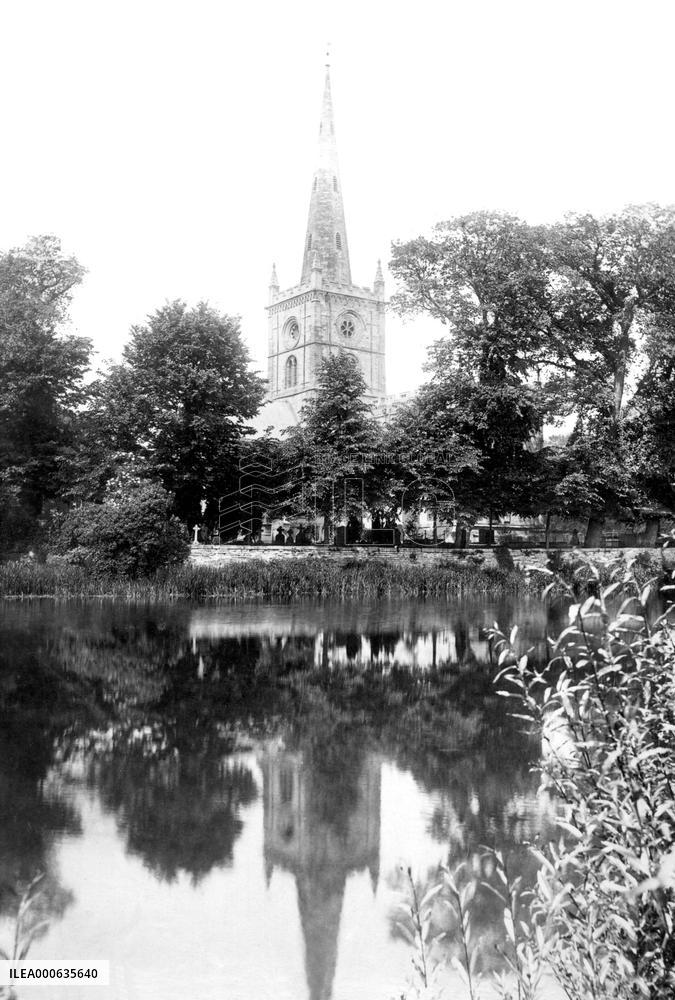 Stratford-upon-Avon, Trinity Church 1892