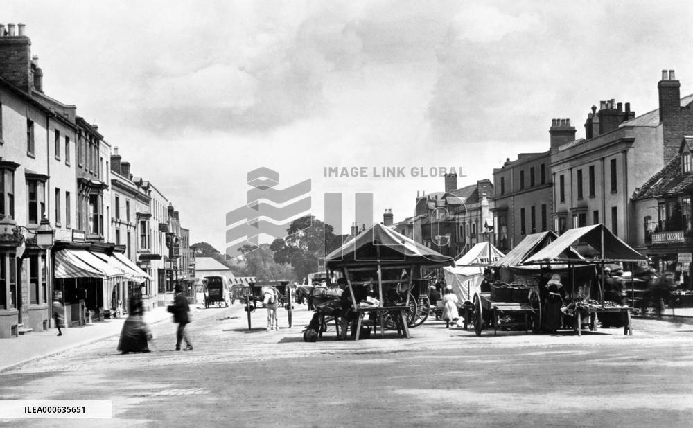 Stratford-upon-Avon, Market Place 1892