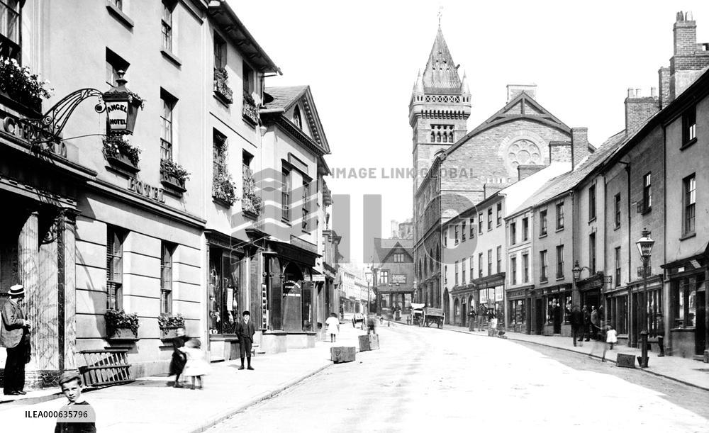Abergavenny, Cross Street 1893