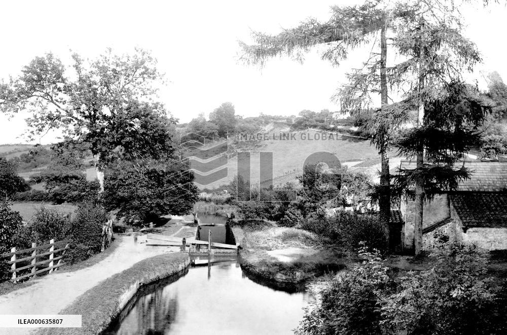 Newport, Allt-yr-Yn, above the Lock 1893
