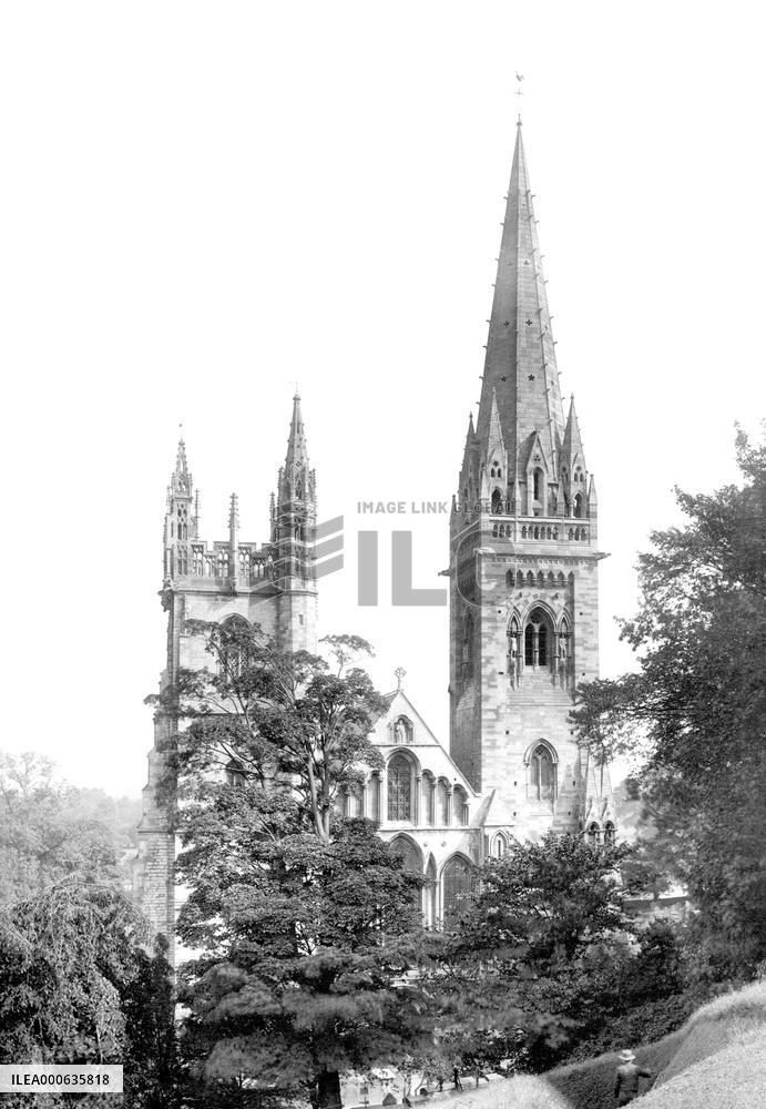 Llandaff, the Cathedral, the West Front 1893