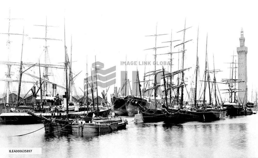 Grimsby, the Docks 1893