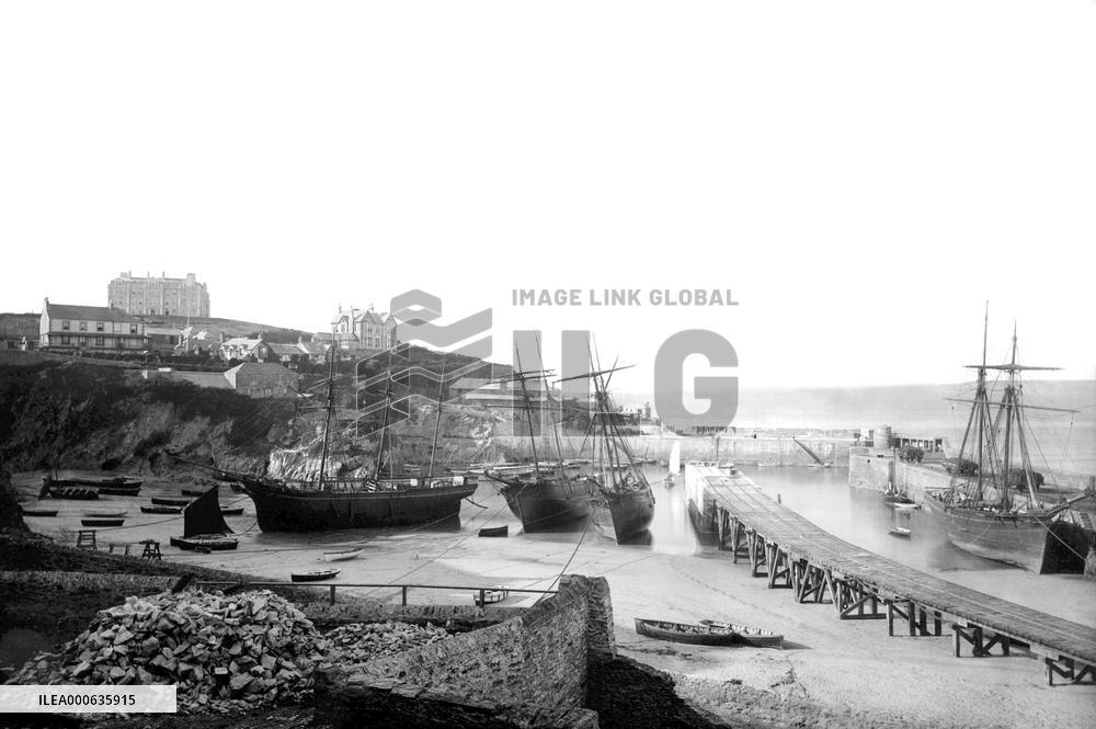 Newquay, the Harbour 1894