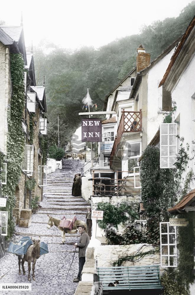 Clovelly, Main Street 1894