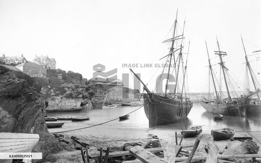 Newquay, the Harbour 1894