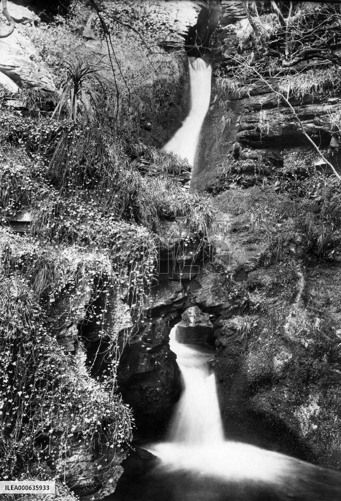 Tintagel, St Nectan's Kieve Fall 1894