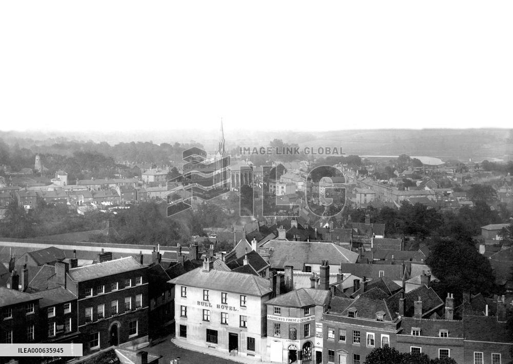 Woodbridge, from Church Tower 1894