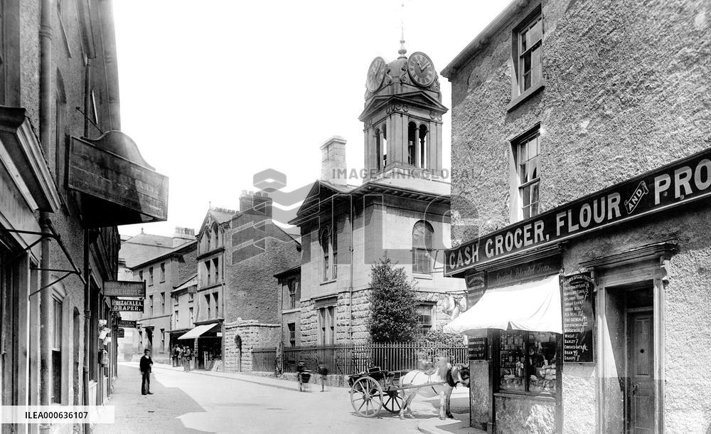 Ulverston, Market Street 1895