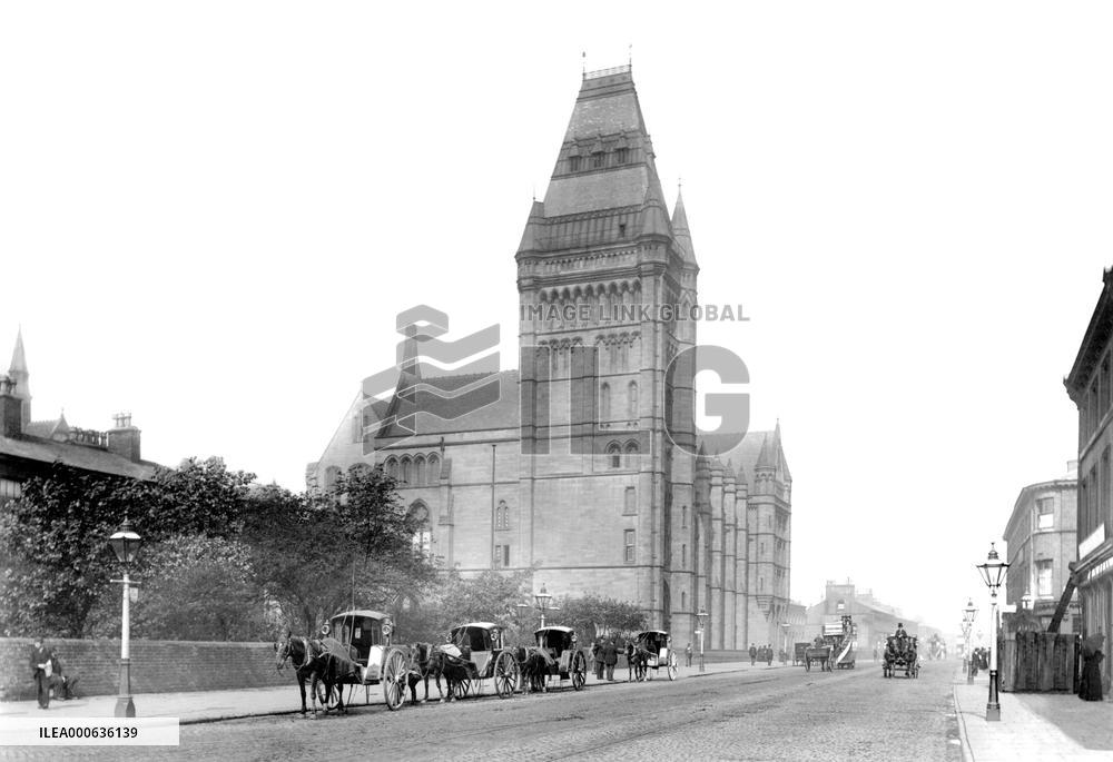 Manchester, Owen's College, Oxford Road 1895