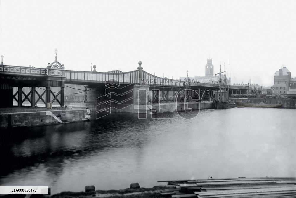 Barrow-in-Furness, High Level Bridge 1895