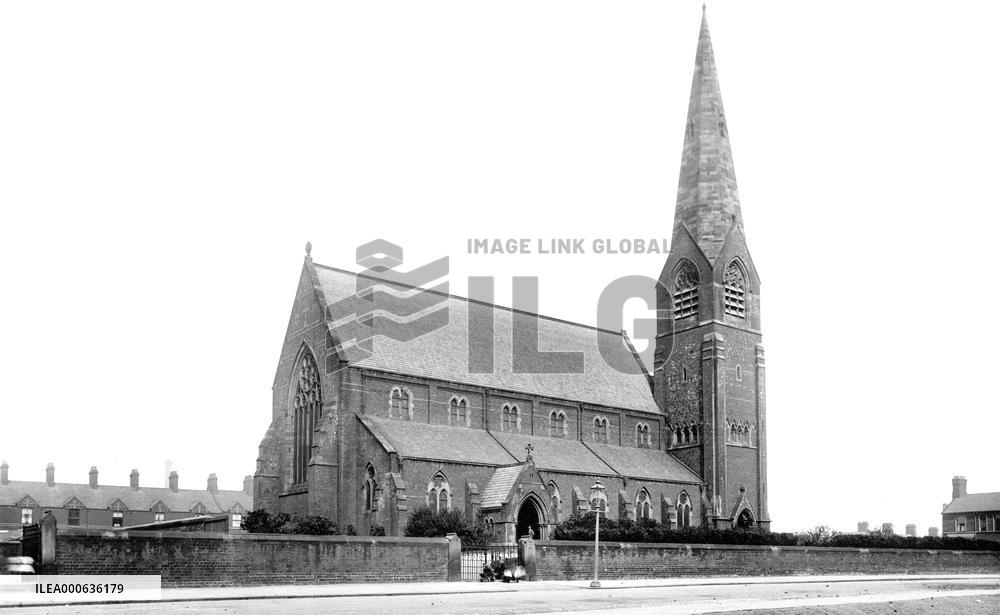 Barrow-in-Furness, St James Church 1895