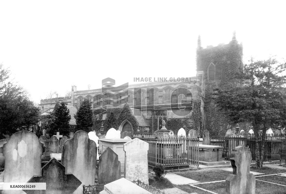 Edgbaston, the Church 1896