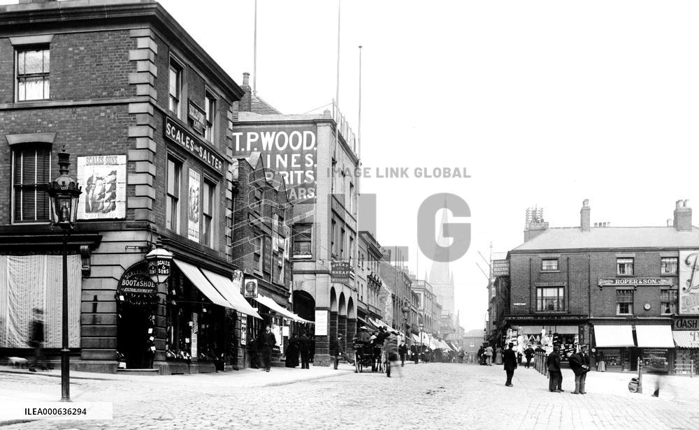 Chesterfield, High Street 1896